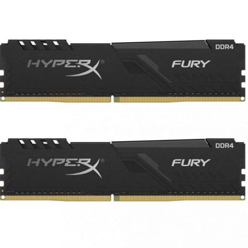 Модуль памяти DDR4 64GB (2*32GB) HyperX HX424C15FB3K2/64 Fury black PC4-19200 2400MHz CL15 радиатор 1.2V