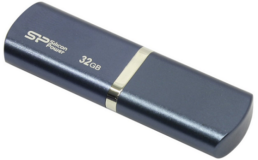 

Накопитель USB 2.0 32GB Silicon Power Luxmini 720 SP032GBUF2720V1D голубой, Luxmini 720