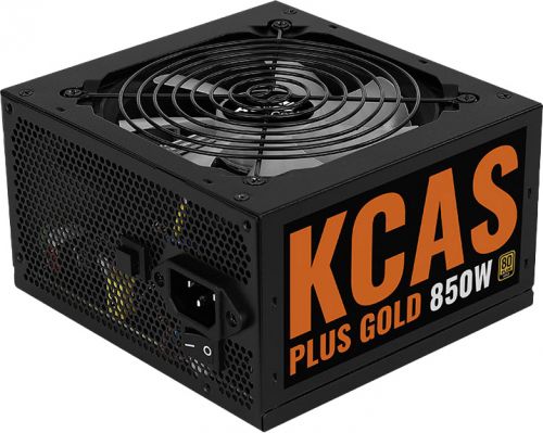 Блок питания ATX AeroCool KCAS PLUS GOLD 850W 4710562759228 850W, APFC, Fan ARGB 12cm, 80+ Gold