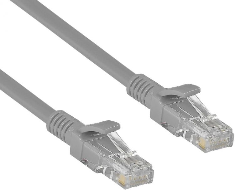 

Кабель патч-корд U/UTP 5e кат. 1,5м. Exegate UTP-RJ45-RJ45-5e-CU-1,5M-GY EX282010RUS медь, серый, UTP-RJ45-RJ45-5e-CU-1,5M-GY