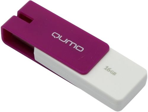Накопитель USB 2.0 16GB Qumo QM16GUD-CLK-Violet