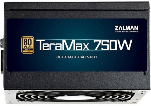 Блок питания ATX Zalman TeraMax 750W, APFC, 120mm fan, 80+ Gold, full modular, Retail