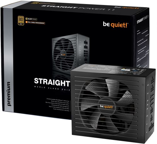 

Блок питания ATX Be quiet! STRAIGHT POWER 11 450W BN280 модульный aPFC, 80Plus Gold, 2xPCIE6+2pin, 135mm fan RTL, STRAIGHT POWER 11 450W