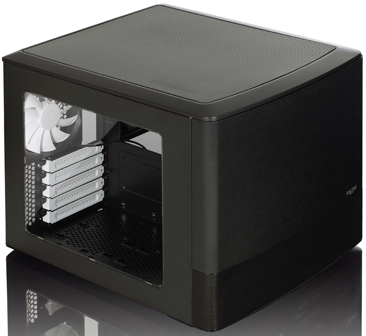 

Корпус mATX Fractal Design Node 804 черный с окном, без БП, Node 804