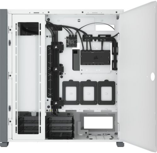 Корпус ATX Corsair iCUE 7000X RGB CC-9011227-WW белый, без БП, боковая панель из закаленного стекла, 4*USB 3.0, USB 3.1 Type-C, audio - фото 3