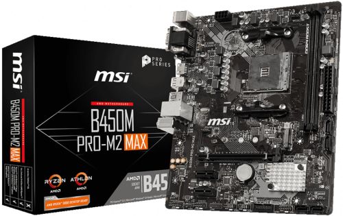 Материнская плата mATX MSI B450M PRO-M2 MAX