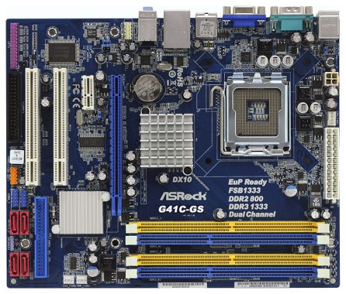 

Материнская плата mATX ASRock G41C-GS R2.0, G41C-GS R2.0