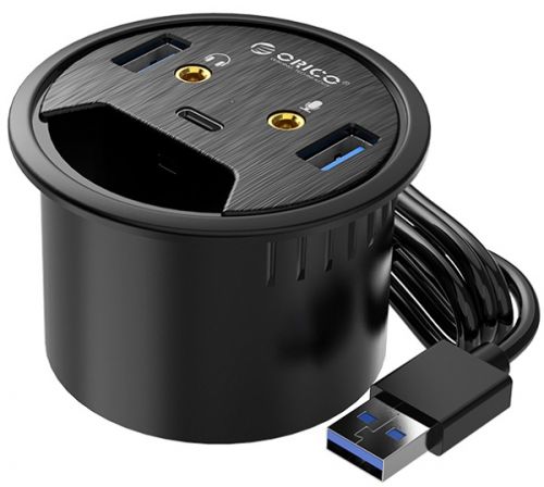 Концентратор USB Orico DESK-2U1C