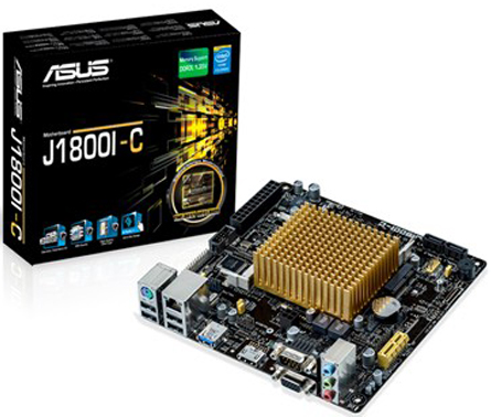 

Материнская плата mini-ITX ASUS J1800I-C, J1800I-C