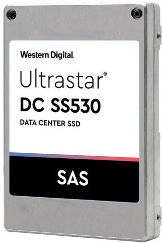 Накопитель SSD 2.5'' Western Digital 0B40373 WUSTR1576ASS204 Ultrastar DC SS530 7.5TB SAS 12Gb/s 3D TLC NAND 2150/2120MB/s 440K/100K IOPS 1 DWPD MTBF
