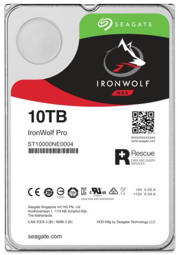 Жесткий диск 10TB SATA 6Gb/s Seagate ST10000VN000 IronWolf Pro 3.5" 7200rpm 256MB