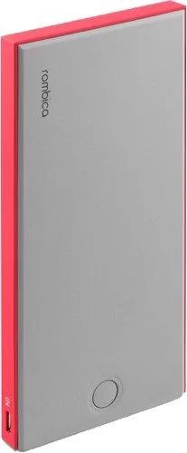 Аккумулятор внешний портативный Rombica NEO NS100R NS-00100R 10000mAh, micro USB/2*USB, серый/красный