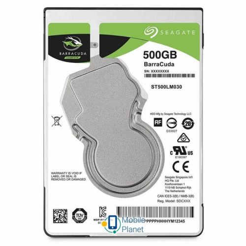 Жесткий диск 500GB SATA 6Gb/s Seagate ST500LM030-FR 2.5" 5400rpm 128MB