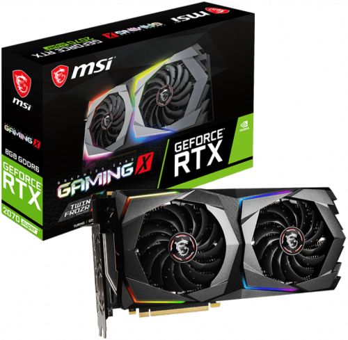 

Видеокарта PCI-E MSI GeForce RTX 2070 Super RTX 2070 SUPER GAMING X 8GB GDDR6 256-bit 12nm 1690/14000MHz HDMI/3*DP RTL, GeForce RTX 2070 Super