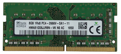 Модуль памяти SODIMM DDR4 8GB Hynix original HMA81GS6JJR8N-VKN0 2666MHz 1Rx8 CL19