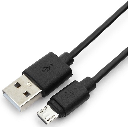Кабель интерфейсный USB 2.0 Гарнизон GCC-mUSB2-AMBM-1.8M Pro, AM/microBM 5P, 1.8м, черный, пакет