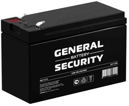 Аккумулятор General Security GSL 7,2-12 - фото 1