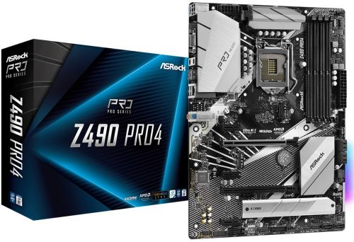 Материнская плата ATX ASRock Z490 PRO4