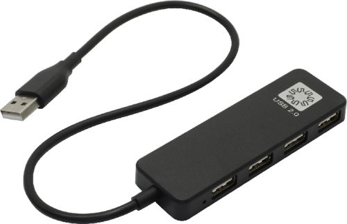 Концентратор USB 2.0 5bites HB24-209BK