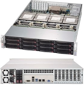 Корпус серверный 2U Supermicro CSE-829HE1C4-R1K62LPB (16*3.5" HS SAS/SATA drive bays, 7*LP slots, 2*1600W) - фото 1