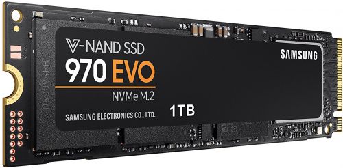 Накопитель SSD M.2 2280 Samsung MZ-V7E1T0BW 970 EVO 1TB MLC 3D NAND Phoenix PCI-E 3.0 x4 NVMe 3400/2500MB/s IOPS 500K/450K MTBF 1.5M RTL