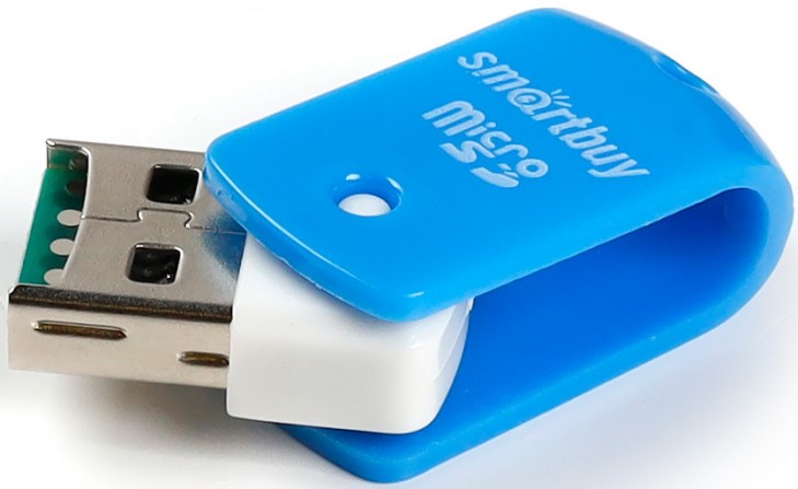 Карт-ридер SmartBuy SBR-706-B USB 2.0, голубой