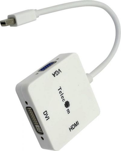 кабель-переходник Telecom TA556 mini DP--VGA/HDMI/DVI переходник dvi i vga buro 817238