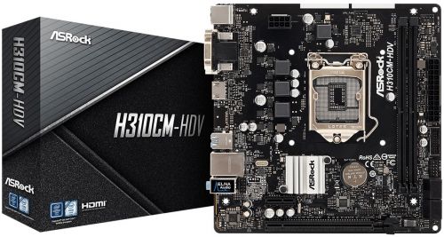 Материнская плата mATX ASRock H310CM-HDV