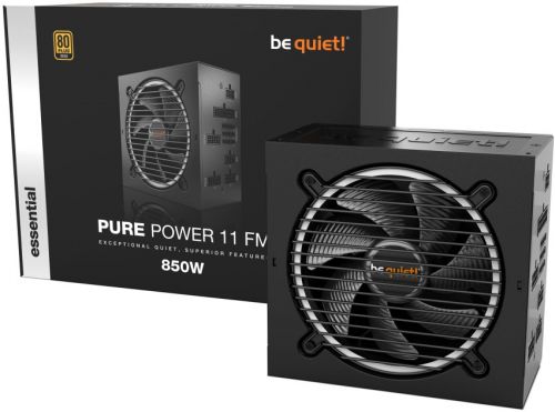 Блок питания ATX Be quiet! PURE POWER 11 FM BN324 850W, APFC, 80 PLUS Gold, 120mm fan, fully modular