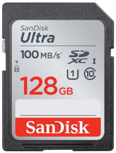 Карта памяти 128GB SanDisk SDSDUNR-128G-GN3IN SDXC Class 10 UHS-I U1 Ultra 100MB/s