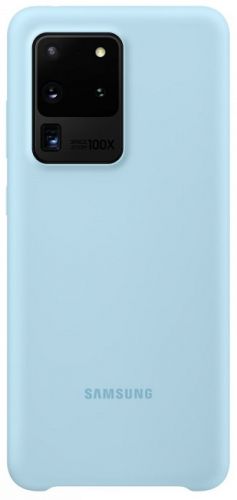 

Чехол Samsung Silicone Cover EF-PG988TLEGRU для Galaxy S20 Ultra, голубой, Silicone Cover