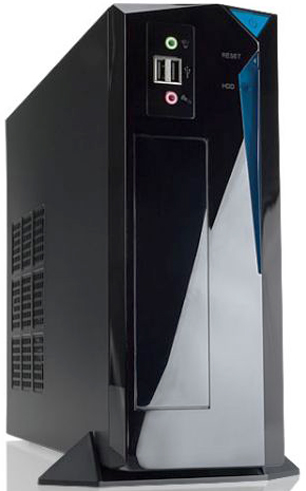 Корпус mini-ITX In Win BP655BL 6102911 черный Slim Desktop 200W (80mm fan, USB 2.0x2, Audio), - фото 1