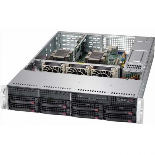 Корпус серверный 2U Supermicro CSE-825TQC-R1K03WB 8*3,5 " HS, 2*3.5", 13.68" x 13" EE-ATX, 4*FH/FL, 3*LP, 1000W - фото 1