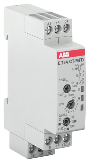 

Реле ABB 1SVR500020R1100 CT-MFD времени универсальное 12-240V AC/DC 7, 1SVR500020R1100