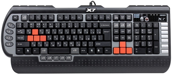 Клавиатура A4Tech X7-G800V G800V купить в Санкт-Петербурге, цена на A4Tech X7-G800V G800V в интернет-магазине XcomSpb.ru