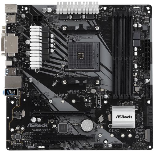 Материнская плата mATX ASRock A320M PRO4-F