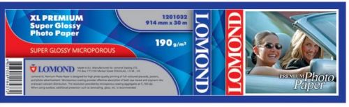 Фото - Фотобумага Lomond 1201032 XL Premium Super Glossy Photo Paper, ролик 914мм х 50,8 мм, 190 г/м2, 30 метров. 