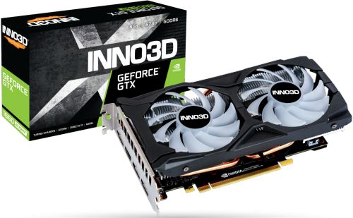 

Видеокарта PCI-E Inno3D GeForce GTX 1660 Super N166S2-06D6X-1712VA15LB 6GB GDDR6 192bit 12nm 1530/14000MHz HDMI/3*DP RTL, GeForce GTX 1660 Super