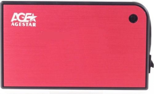Внешний корпус для HDD SATA 2.5” AgeStar 3UB2A14 (RED)