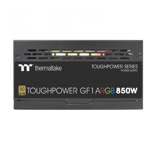 Блок питания ATX Thermaltake Toughpower ATX 850W PS-TPD-0850F3FAGE GF1 ARGB 80+ gold (24+4+4pin) APFC 140mm fan color LED 12xSATA Cab Manag RTL