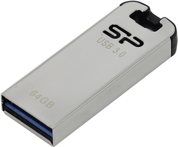 

Накопитель USB 3.0 64GB Silicon Power Jewel J10 SP064GBUF3J10V1K серебристый, Jewel J10