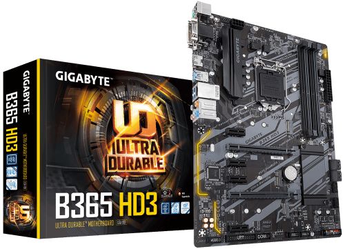 

Материнская плата ATX GIGABYTE B365 HD3, B365 HD3