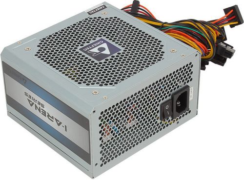 Блок питания ATX Chieftec GPC-600S 600W aPFC, 120mm FAN, КПД 80+, OEM