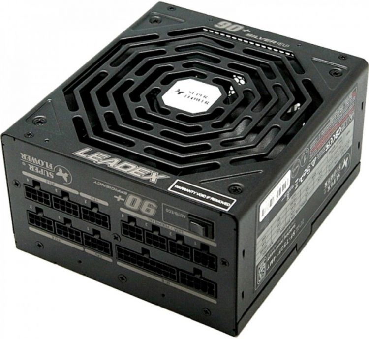 

Блок питания ATX Super Flower Leadex Silver SF-750F14MT 750W, 140mm fan, APFC, 80+ silver, full modular, Leadex Silver