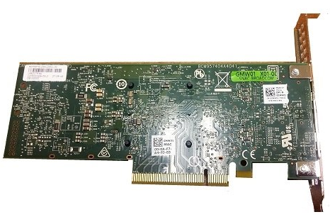 

Сетевая карта Dell 540-BBUO Dual port Broadcom 57416 10Gbit Base-T PCIe FP for 14G, 540-BBUO