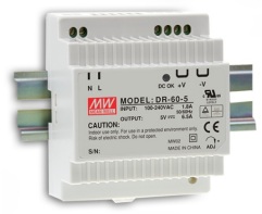 

Преобразователь AC-DC сетевой Mean Well DR-60-24, DR-60-24