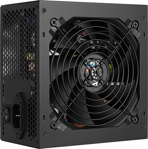 Блок питания ATX AeroCool KCAS PLUS 600W 4713105962659 V23 20244868pin вентилятор d120мм каб