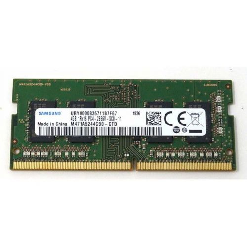 Модуль памяти SODIMM DDR4 4GB Samsung M471A5244CB0-CTD 2666MHz CL17 1.2V SR - фото 1