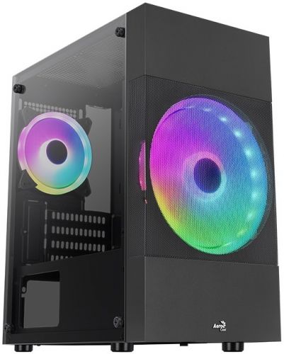 

Корпус mATX AeroCool Atomic Lite 4710562758597 черный, без БП, с окном, 2*USB 3.0, USB 2.0, audio, Atomic Lite