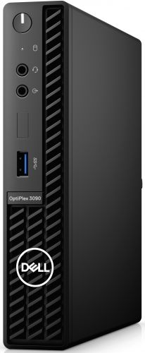 Компьютер Dell Optiplex 3090 MFF i3-10105T/8GB/256GB SSD/UHD graphics 630/WiFi/BT/kbd/mouse/Win10Pro/black 3090-6114 - фото 1